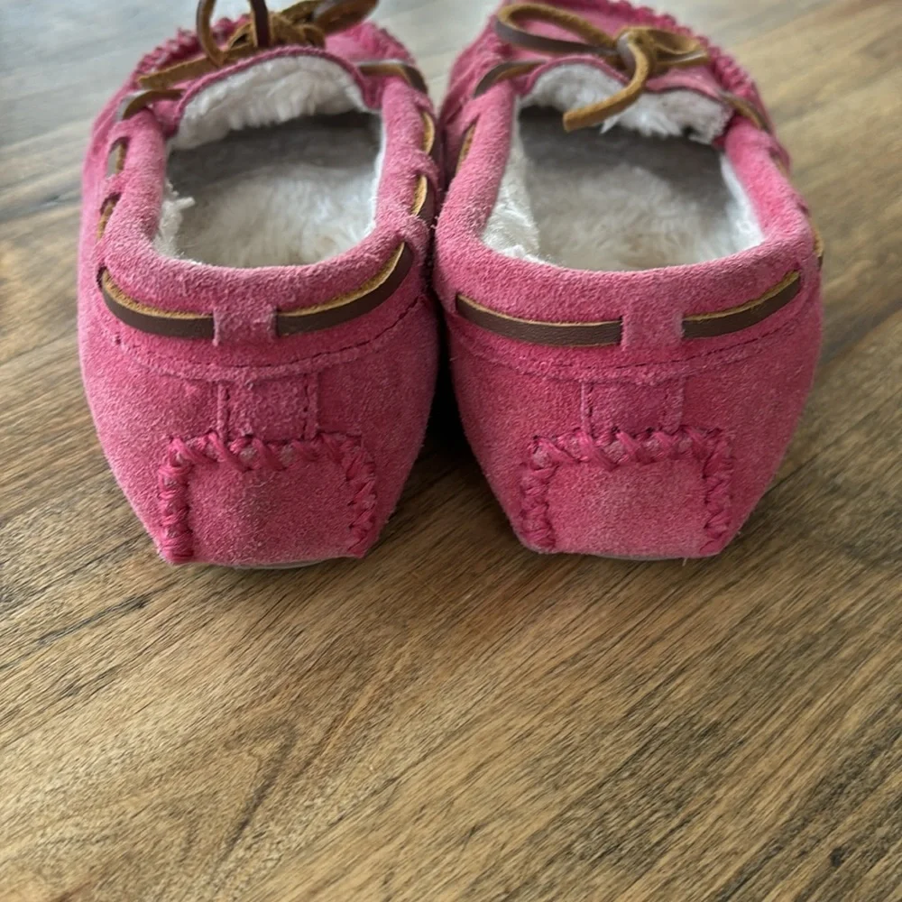 Girls Minnetonka Hardsole Slippers